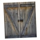 thumbnail image 5 of Par de cortinas con efecto puerta de madera impresas digitalmente en 3D, listas para usar Z Puerta de madera, 5 of 8