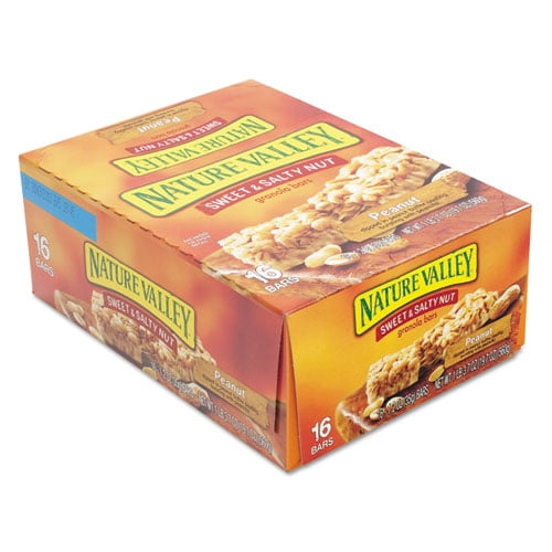 Granola Bars, Sweet And Salty Nut Peanut Cereal, 1.2 Oz Bar, 16/box | Bundle of 5 Boxes