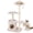Beige, variant on Gymax 43'' Cat Tree for Indoor Cats w/Condo Comfy Plush Perches Sisal Scratching Posts Beige