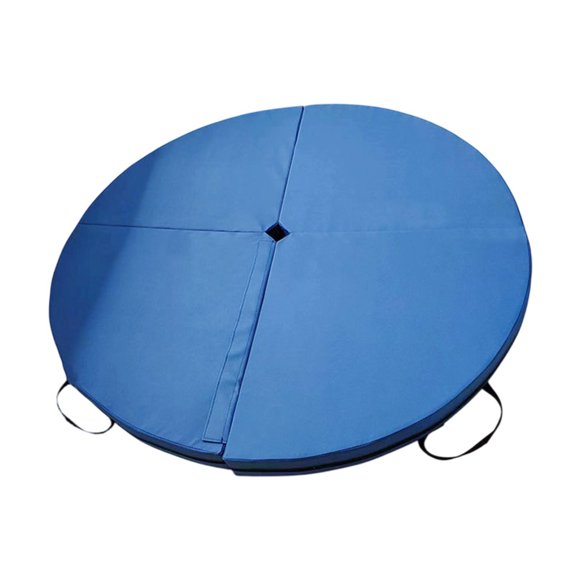ZLight Pole Dance Mat with Carry Handles Mat Crash Folding Pad Yoga Thick for Women Blue