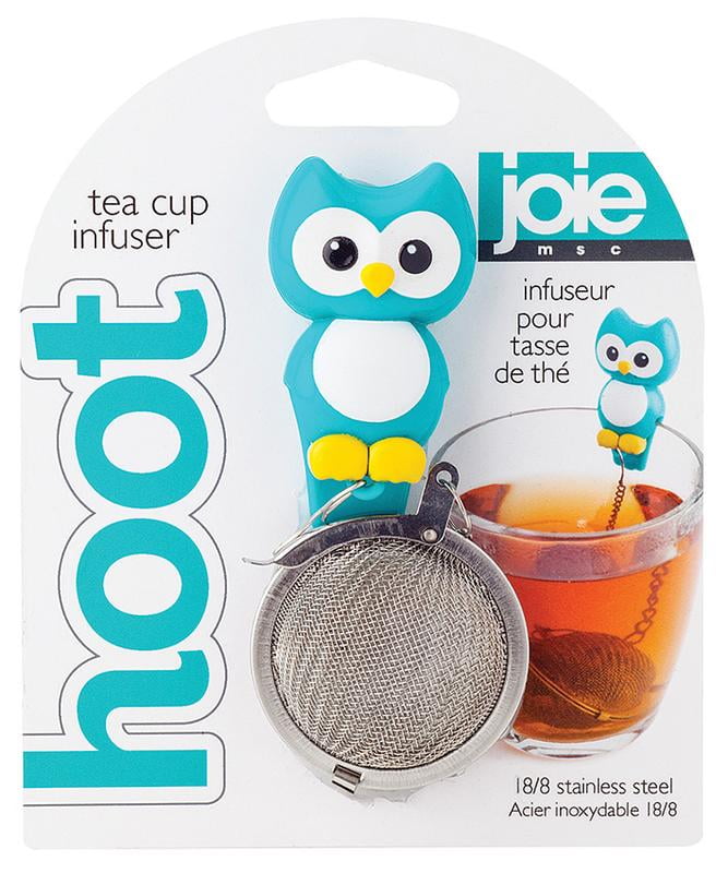 Hoot Owl Stainless Steel Mesh Tea Ball Cup Infuser Loose Leaf Strainer Joie