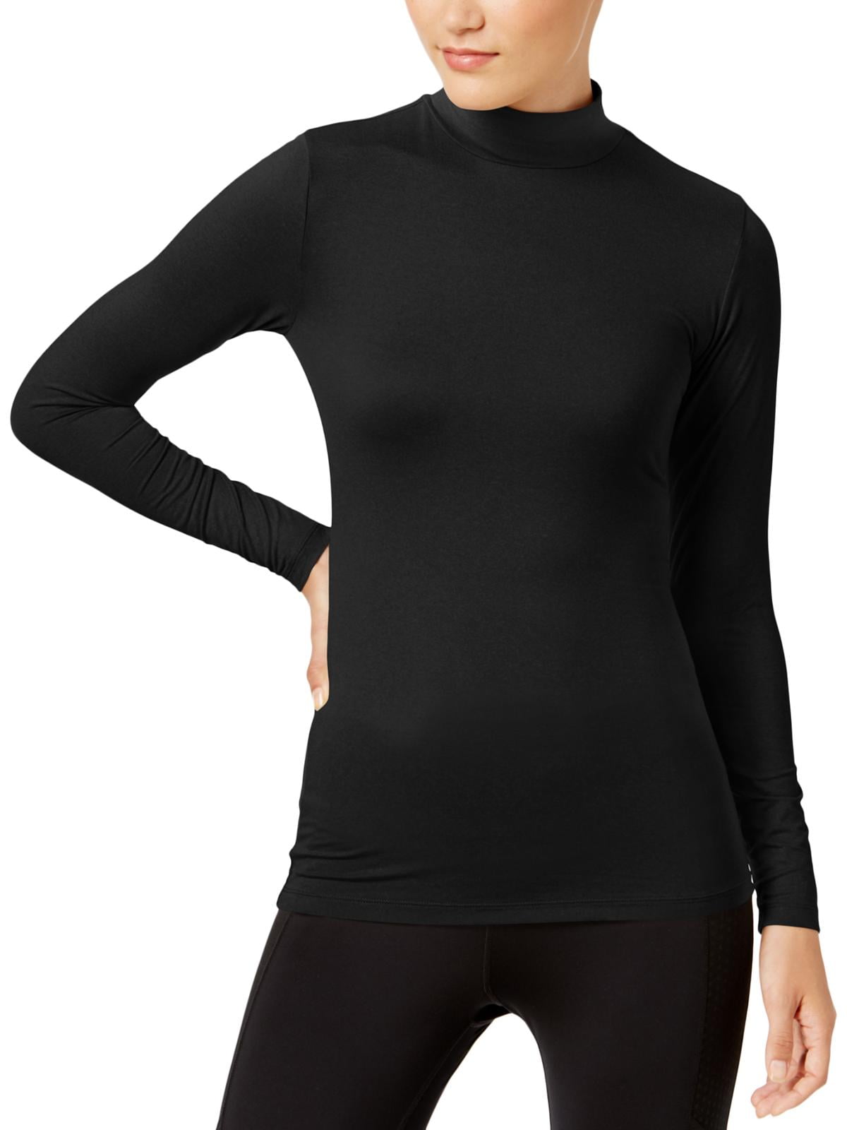 women's mock neck base layer