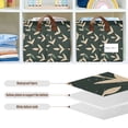 thumbnail image 4 of Yayeee Foldable Storage Basket for Shelves with Handles Waterproof Cloth Bins, Green Leaves, 4 of 7