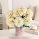 thumbnail image 5 of Lekihaqq Artificial Ball Chrysanthemum Silk Flowers Wedding Centerpieces Fake Bouquet Home Decor, 5 of 7
