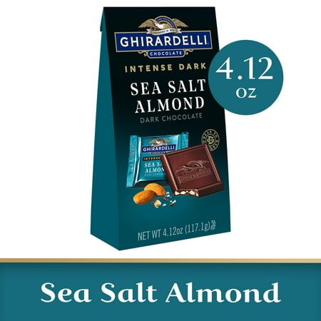 UPC 747599313059 product image for GHIRARDELLI Intense Dark Chocolate Squares  Sea Salt Almond  4.12 Oz Bag | upcitemdb.com