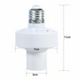 thumbnail image 4 of Coofit Light Bulb Socket Wireless Remote Control E27 Bulb Base Adapter Lamp Holder, 4 of 10