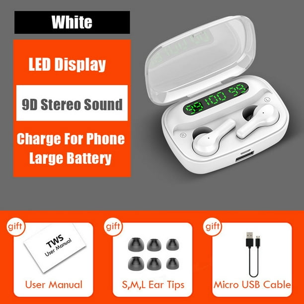 R3 wireless bluetooth earbuds & charging case outlet