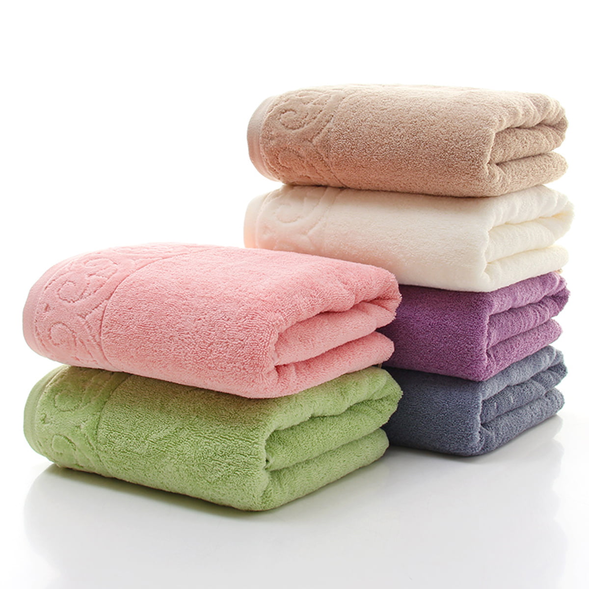 Drying Face Washcloth Bath Hair Cloth 100% Cotton Towel Soft 