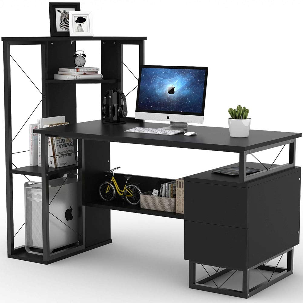 Home Office Computer Desk For Small Spaces Compact Office Furniture Workstation
