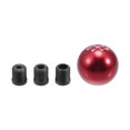 thumbnail image 1 of Kit de Pomo de Cambio de Marchas Unique Bargains, Bola Redonda de 5 cm con 3 Adaptadores para Vehículo Manual de 5 Velocidades de Aleación de Aluminio Rojo, 1 of 7