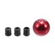 thumbnail image 1 of Kit de Pomo de Cambio de Marchas Unique Bargains, Bola Redonda de 5 cm con 3 Adaptadores para Vehículo Manual de 5 Velocidades de Aleación de Aluminio Rojo, 1 of 7