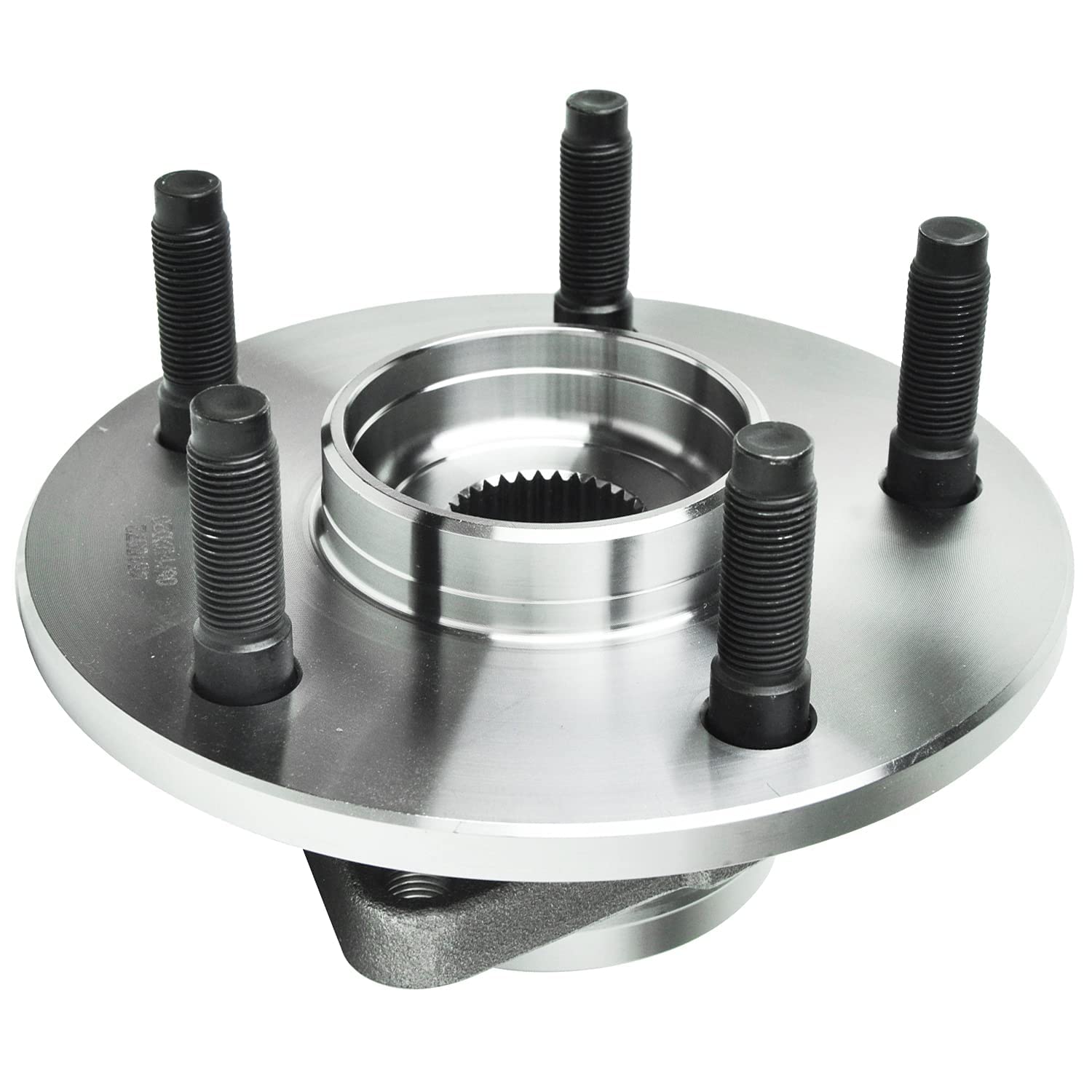 Detroit Axle - Front Wheel Bearing Hubs for 2006 2007 2008 Dodge Ram 1500, 2 Wheel Bearing and Hubs Assembly Set Replacement 5 Lugs