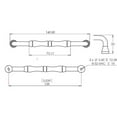 thumbnail image 2 of Richelieu BP740128143 5" Center To Center Handle Cabinet Pull From The Expression, 2 of 2
