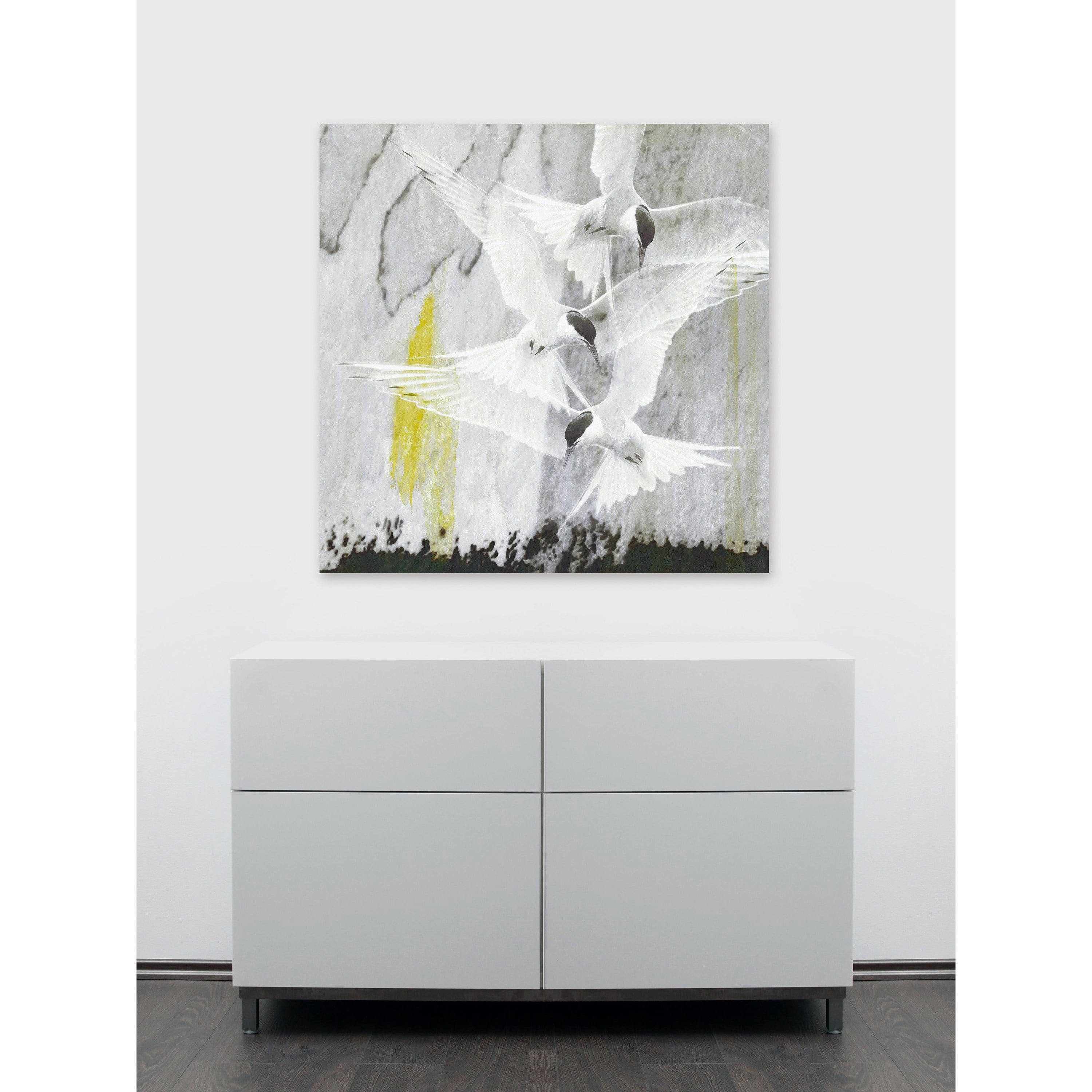 "Come Flock Together" Painting Print on Wrapped Canvas
