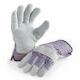 thumbnail image 2 of LP4300-XL-2PK, Leather Palm Work Gloves, Safety Cuff, 2 Pair Value Pack, 2 of 5