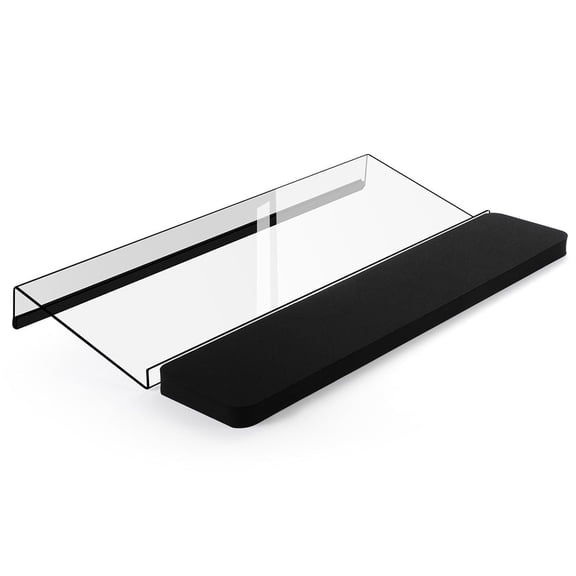 Kabuer Keyboard Wrist Rest Stand with Wrist Pad for Office, Home, and School Desks, Black