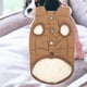 thumbnail image 4 of Ropa para perros pequeños, ropa cómoda, ropa ligera a la moda para clima frío, ropa de otoño, chaqueta de invierno, disfraz de mascota para cachorros Café Yinane Chaqueta de perros, 4 of 8