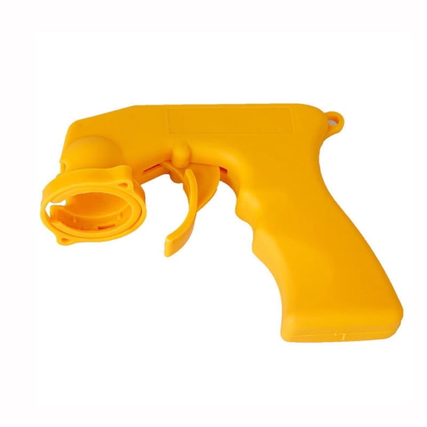 Pistola pulverizadora portátil con mango de pintura en aerosol, pistola pulverizadora de pintura automática de alta presión con hebilla manual, mango de pintura en aerosol de plástico