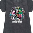thumbnail image 2 of Monster High - School Students - Toddler & Youth Girls Fleece Dress, 2 of 4