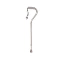 thumbnail image 2 of Drive Medical Foam Grip Offset Handle Silver Walking Cane, Silver, 2 of 3