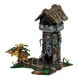 thumbnail image 1 of Bloques de construcción del castillo de la torre del reloj para niños, juguete de ladrillos para armar Castillo de la fortaleza Medieval, vista de la calle, ideal para regalo, 1 of 4