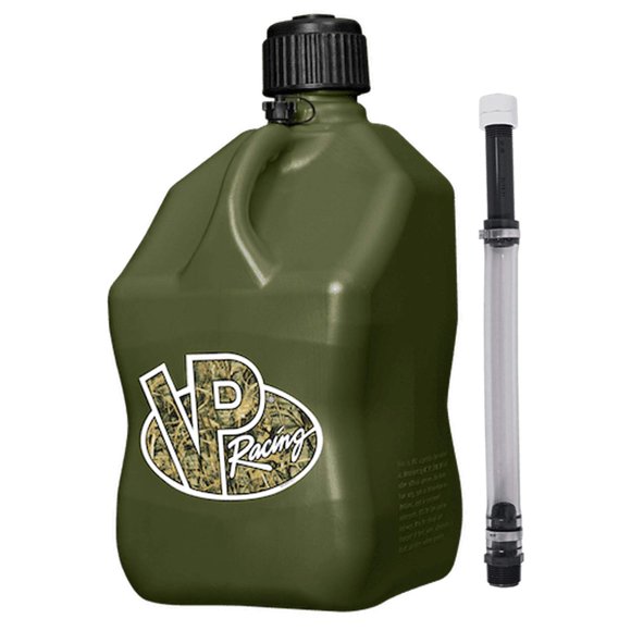 Jarra Motorsports VP Racing 3846-CA, 20.82 L, camuflaje con manguera