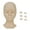 Skin Color, variant on Joernso 1 Set Mannequin Head with Eyelids Eyelash Practice Silicone Makeup Training Mannequin Head for Beginner