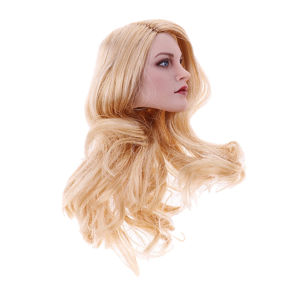 1:6 Scale Long Curly Hair Extensions Hairpiece for 12'' Figure Hot Toys Doll 