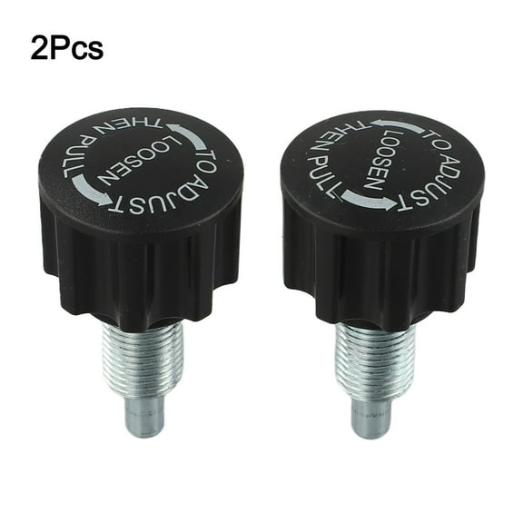 2pcs Exercise Bike Spring Knob Pull Pin 16mm Thread 37mm Bolt Gym Accessory