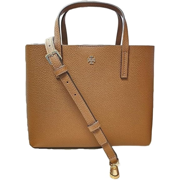 Tory Burch 85985 Blake Cortado Brown With Gold Hardware Women's Small Tote Bag