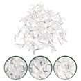 thumbnail image 3 of 500Pcs Square Cable Clips Cable Management Clips Steel Nail Various Cable Clips, 3 of 9