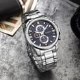 thumbnail image 2 of Reloj Curren 8274 para hombre impermeable de acero inoxidable azul, 2 of 5