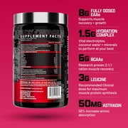 Nutrex Research EAA Hydration | EAAs + BCAA Powder | Muscle Recovery, Strength, Endurance | 8G Essential Amino Acids + Electrolytes | Fruit Punch 30 Servings