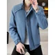 thumbnail image 4 of Abrigo acolchado de terciopelo para hombre, chaquetas acolchadas para hombre, parkas, modelos de invierno, novedad en promoción de ropa exterior, moda Harajuku, 4 of 5