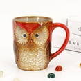 thumbnail image 4 of Animal Cute Owl Mugs Coffee Milk Cups Creative Cup Animal Morning Coffee Mug Ceramic Tea Cups Kitchen Tableware Christmas Gift, 4 of 9