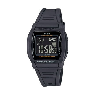 Casio Men's Sport Digital Watch, Black/Orange W96H-4A2V - Walmart.com