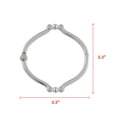 thumbnail image 5 of Utopia Alley Shower Hooks - Shower Curtain Rings for Bathroom - Rust Proof Shower Curtain Hooks for Shower Curtain or Liner - Set of 12, Polished Chrome, 5 of 10