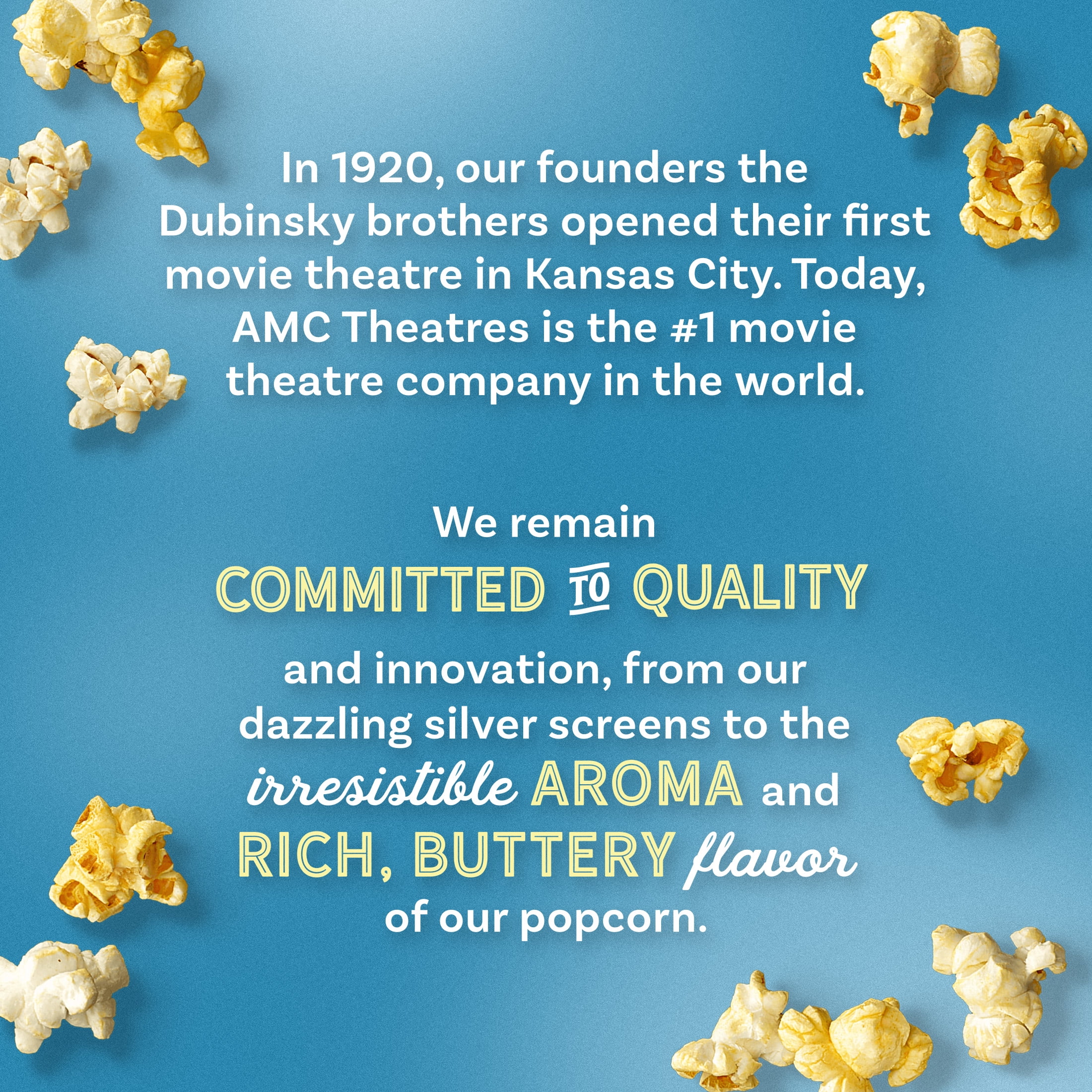 AMC Theatres Microwave Popcorn 6ct, Lightly Salted