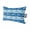 Blue, variant on Ocean Dolphin Outdoor Pillows for Chaise Lounge Chair Waterproof Lumbar Pillows with Insert&Adjustable Elastic Strap Beach Headrest Pillow Summer Blue Nautical Coastal Waves Pool Pillow 12"x20"