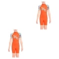 thumbnail image 1 of Yuarrent Traje húmedo de buceo para niñas, traje de baño corto con protección UV para niños, traje de baño de una pieza con cuello , traje Type2 NO2, 1 of 6