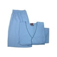 thumbnail image 4 of Size 2X Big and Tall Short Sleeve Short Leg Pajama Set, Blue, 4 of 5