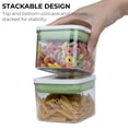 thumbnail image 5 of Linoroso 4 Pcs Set Airtight Kitchen Food Storage Container with Date Tracker, Tea&Coffee Canister for Grounds Coffee, Cereal, Beans, Flour, Sugar, 5 of 9