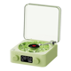thumbnail image 4 of Reloj Despertador Retro, Tocadiscos, Audio Bluetooth, Altavoz Pequeño Inalámbrico de Alta Calidad, Subwoofer Portátil, Verde, 4 of 5