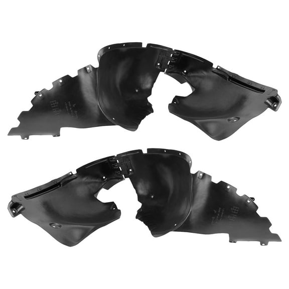 TRQ Front Inner Fender Liner Set Fits Select 2010-2013 Buick LaCrosse GM1248227 GM1249227