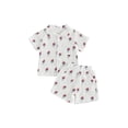thumbnail image 2 of Cenuakty 2Pcs Toddler Boy Outfit 4th of July  Tops and Elastic Waist Shorts, 2 of 9