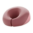 thumbnail image 2 of Almohada para el cuello perfecl almohada ergonómica portátil en forma de U rosa, 2 of 8