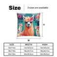 thumbnail image 5 of Alpaca Elegant Velvet Throw Pillow Covers and Inserts - Set of 2, Available in 16x16, 18x18, 20x20 Inches for Home Decor, Unique Patterns for Sofa, 5 of 6