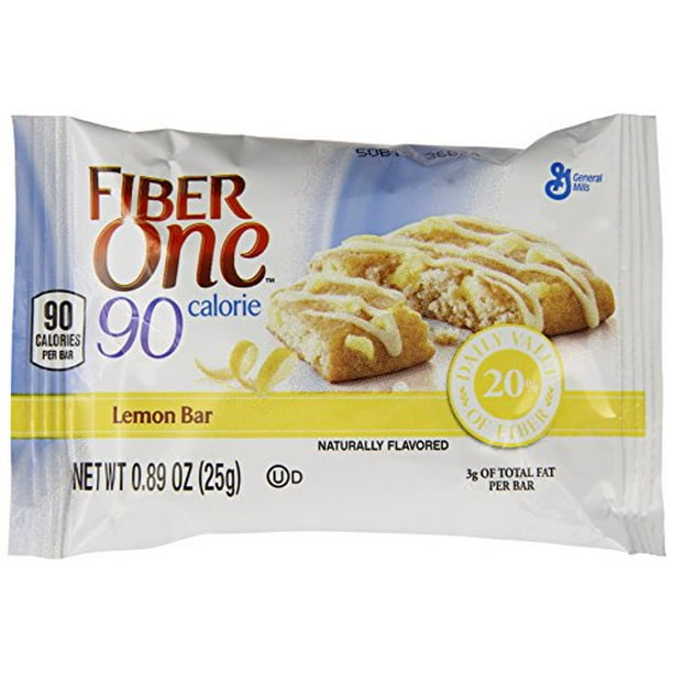 fiber-one-90-calorie-lemon-bar-baked-bars-38-0-89-oz-wrappers-walmart-walmart