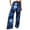 Multicolor 5, variant on Women's Palazzo Pants Floral Printed Straight Wide Leg Slacks Elastic Waist Dressy Casual Pants with Pockets (M, Multicolor 4)