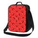 thumbnail image 1 of Balery Red Ladybugs On White Dotted Caja de Almuerzo y Bolsa de Almuerzo para Hombres y Mujeres, Bolsa de Almuerzo Reutilizable con Gran Capacidad, Bolsa de Almuerzo Aislada, 1 of 7